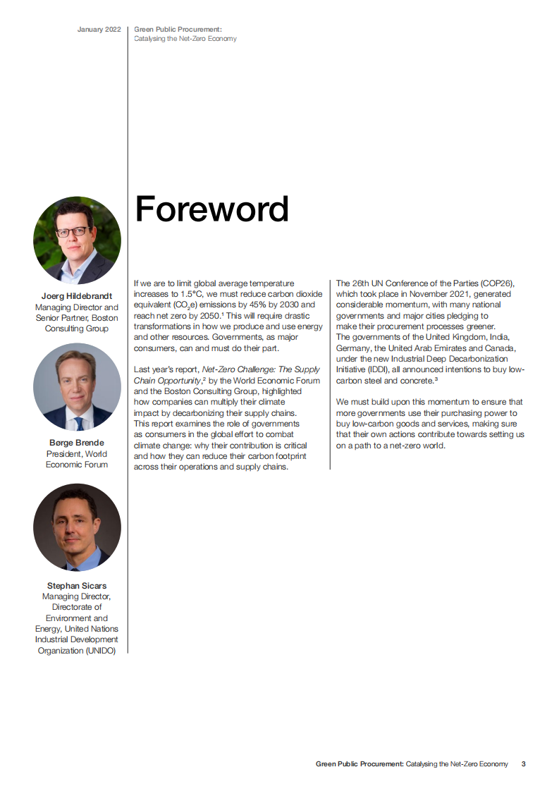 世界经济论坛：绿色公共采购：催化净零经济（英文版）.pdf 第3页