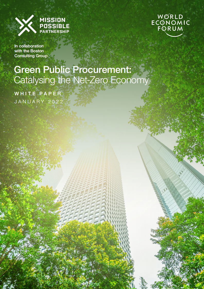 世界经济论坛：绿色公共采购：催化净零经济（英文版）.pdf 第1页