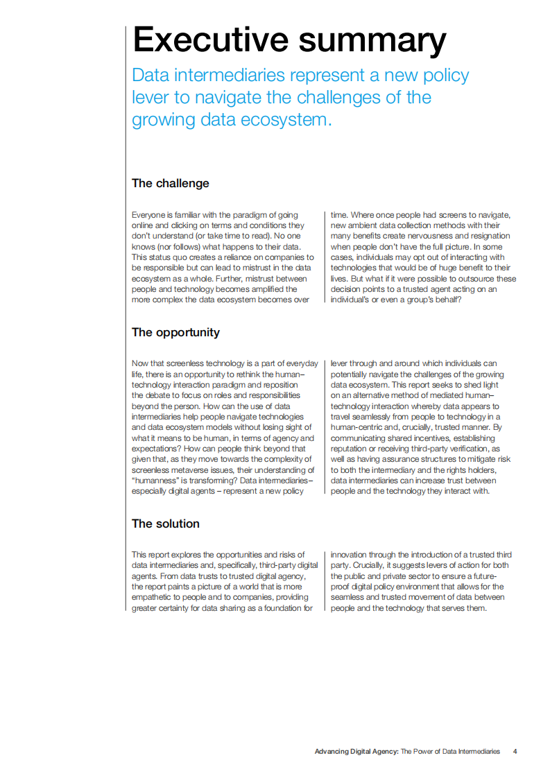 世界经济论坛：推进数字机构：数据中介的力量（英文版）.pdf 第4页