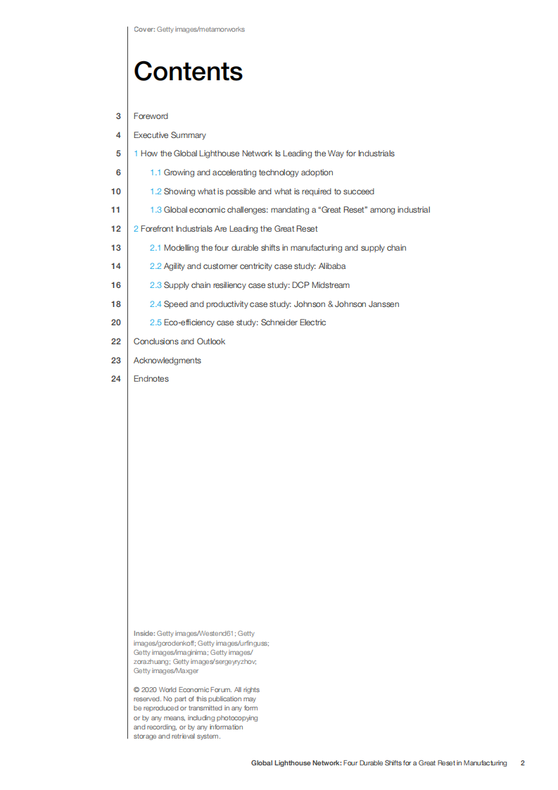 世界经济论坛&麦肯锡：全球灯塔网络-四大持久转变助力制造业实现大规模重建（2020）（英文版）.pdf 第2页