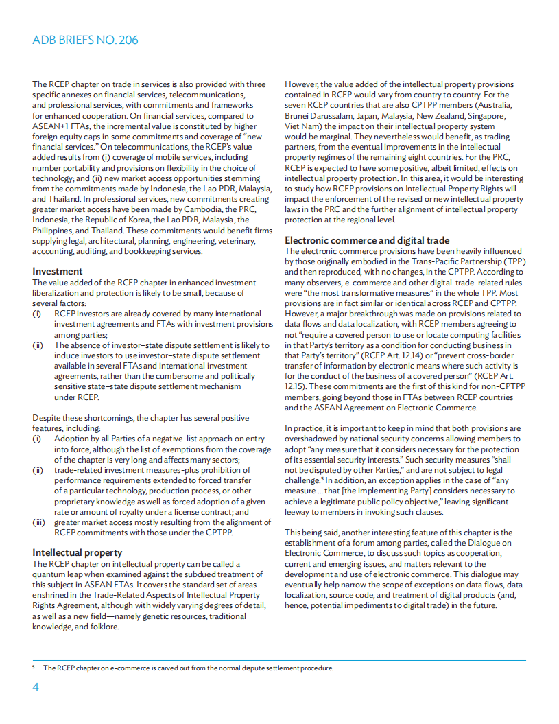 亚开行：RCEP区域全面经济伙伴关系的初步评估（英文版）.pdf 第4页
