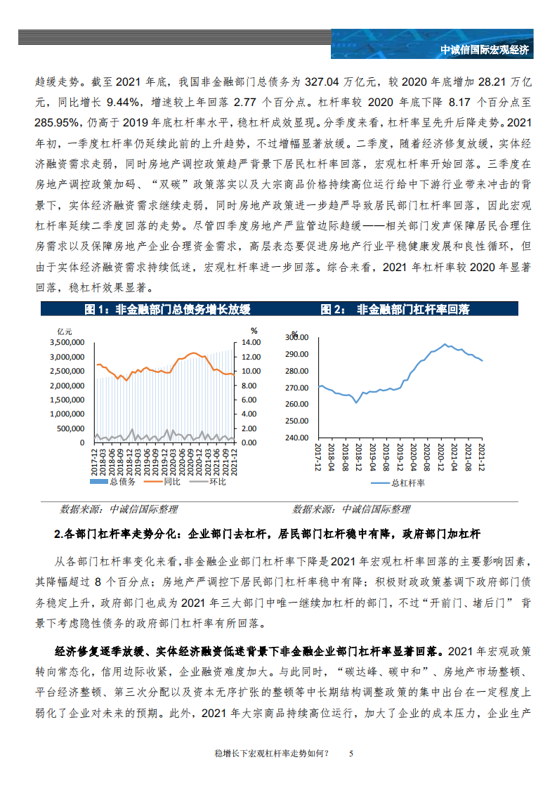 中诚信国际：宏观专题：稳增长下宏观杠杆率走势如何？.pdf 第5页