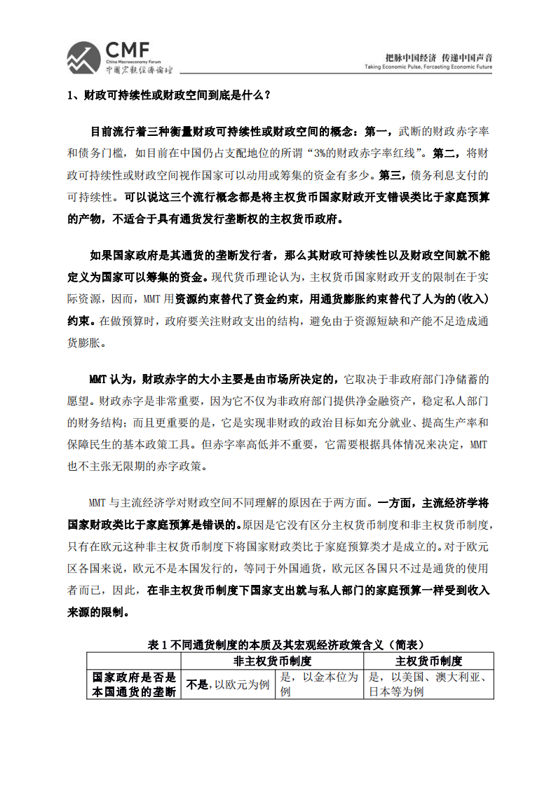 中国宏观经济论坛：MMT与宏观经济政策走向（2022）.pdf 第6页