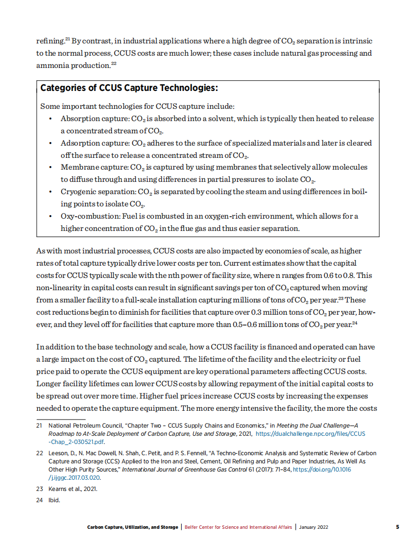 BRIEF：碳捕获、利用和储存：美国背景下的技术和成本（英文版）.pdf 第5页