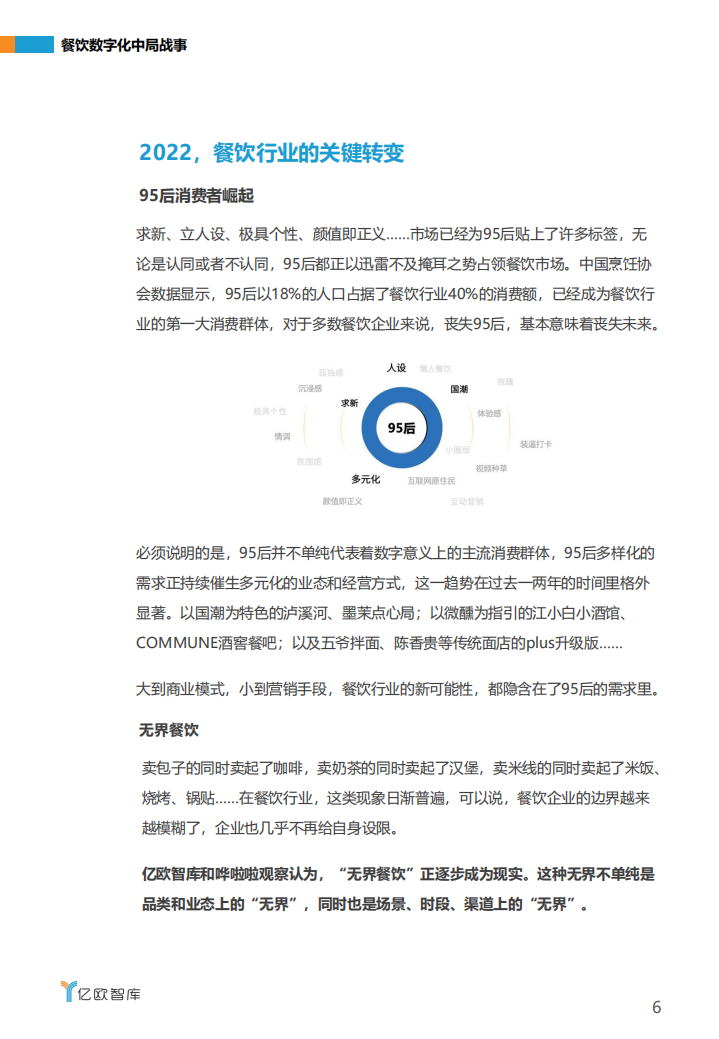 亿欧智库：后疫情时代：从哗啦啦看餐饮SaaS的关键转型.pdf 第6页