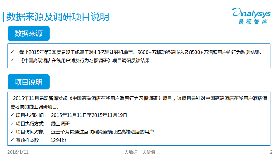 易观分析：2015中国高端酒店在线用户调研报告.pdf 第2页
