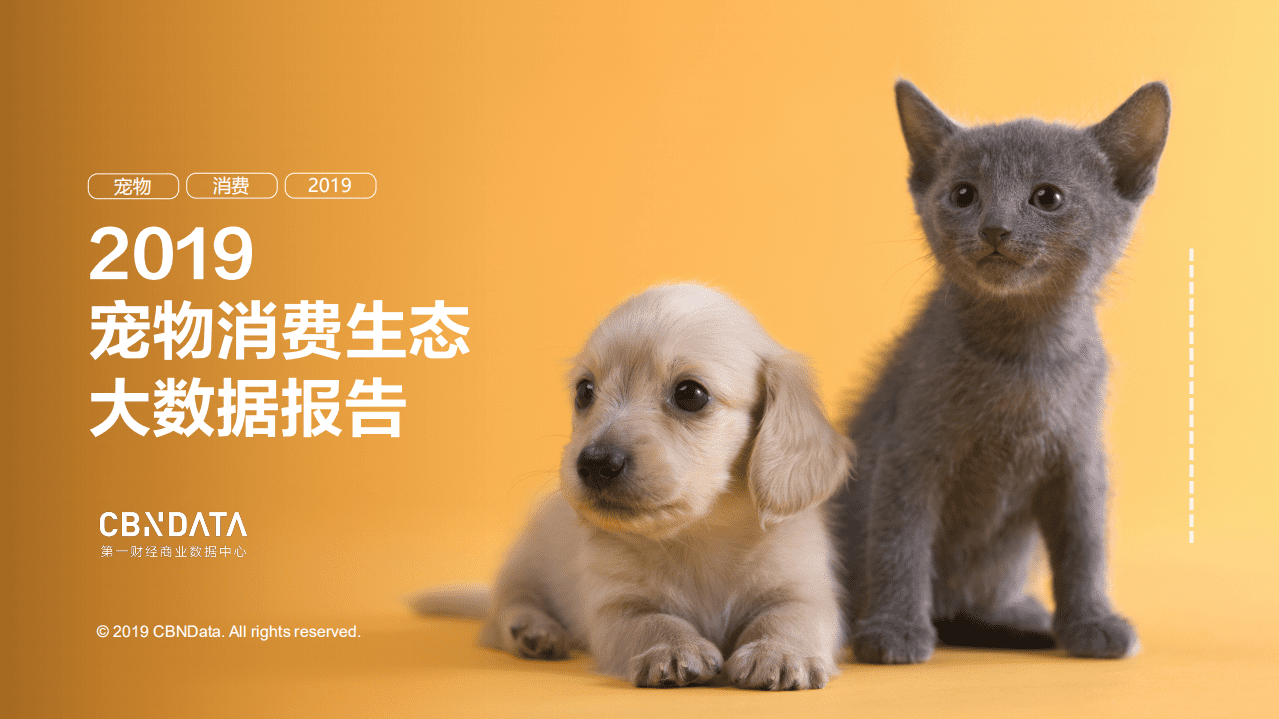 2019宠物消费生态大数据报告.pdf 第1页