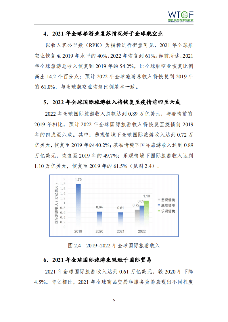 世界旅游城市联合会：2022世界旅游经济趋势报告.pdf 第6页
