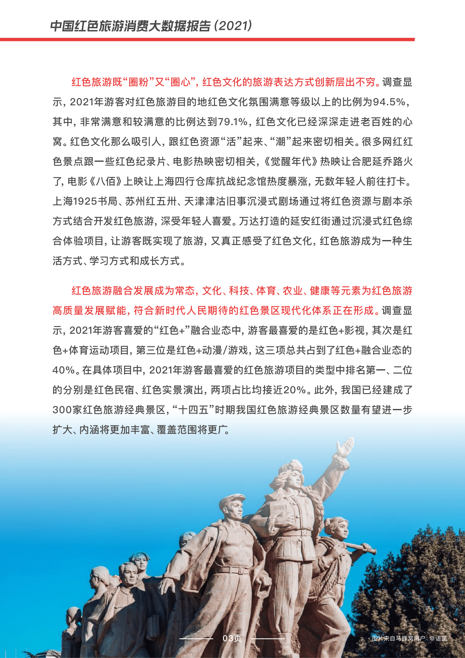 中国旅游研究院&马蜂窝：2021中国红色旅游消费大数据报告.pdf 第4页