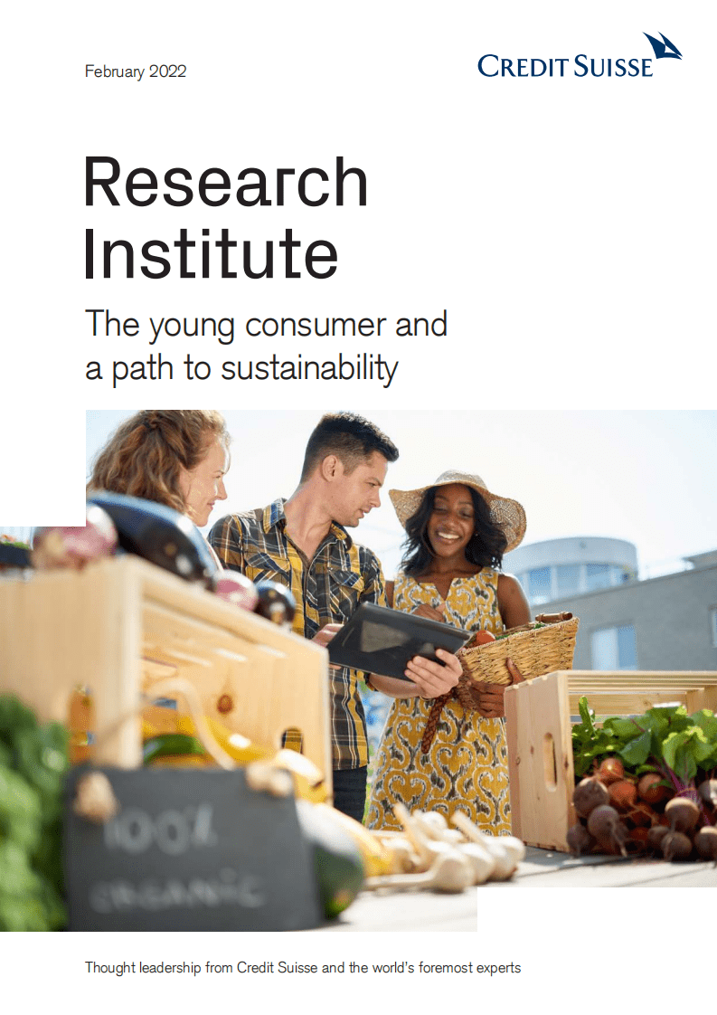 国际投行报告：全球投资策略-年轻消费者与可持续发展之路（英文版）.pdf 第1页