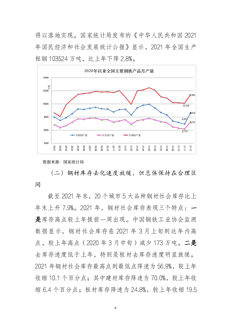 2021 年中国钢铁行业经济运行报告.pdf 第4页