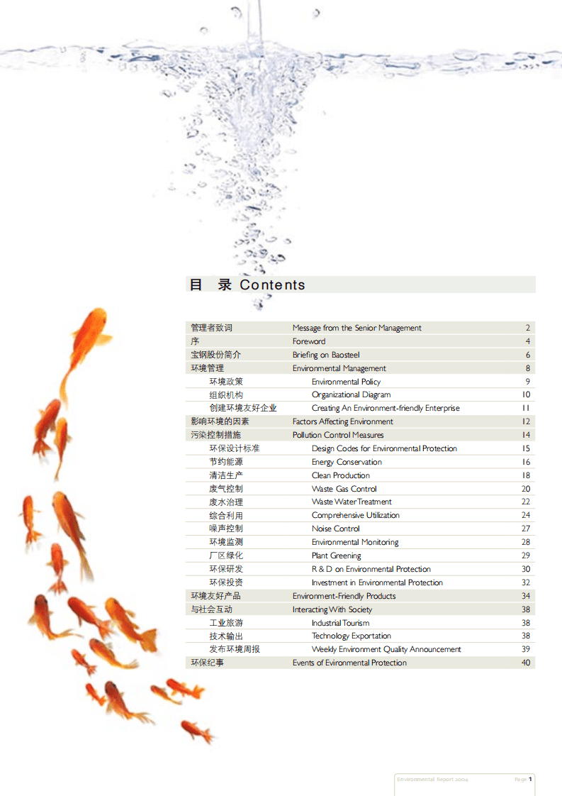 宝钢股份：2004年可持续发展报告.pdf 第2页