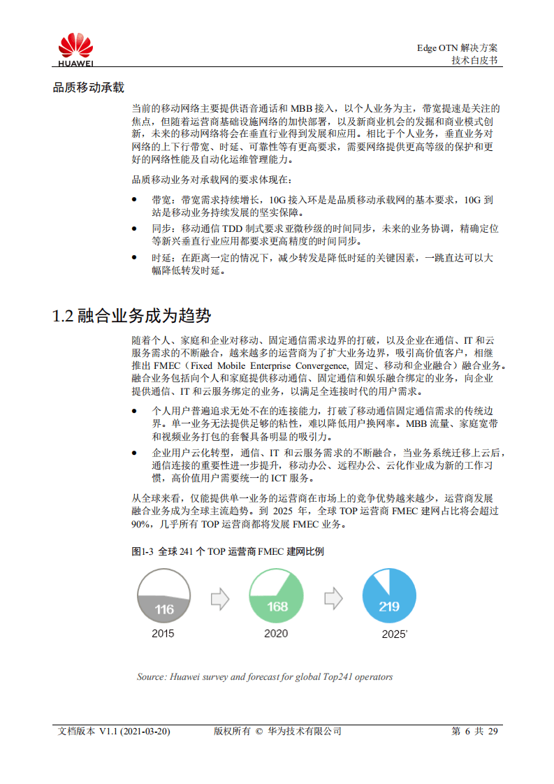 华为：2021年Edge OTN解决方案技术白皮书.pdf 第5页