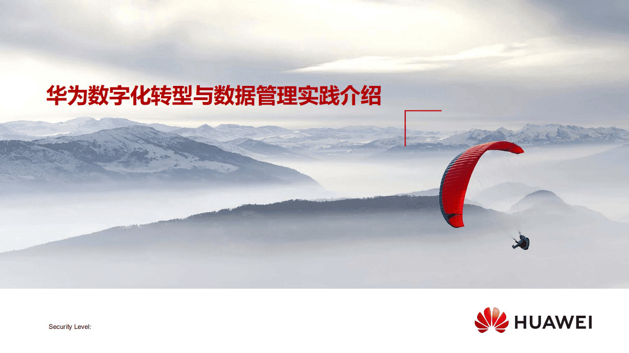 华为：华为数字化转型与数据管理实践介绍.pdf 第1页