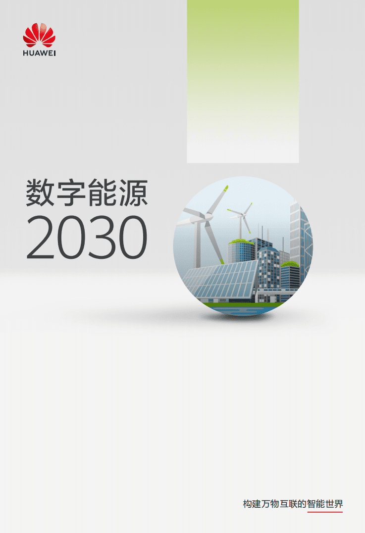 华为：数字能源2030-构建万物互联的智能世界.pdf 第1页