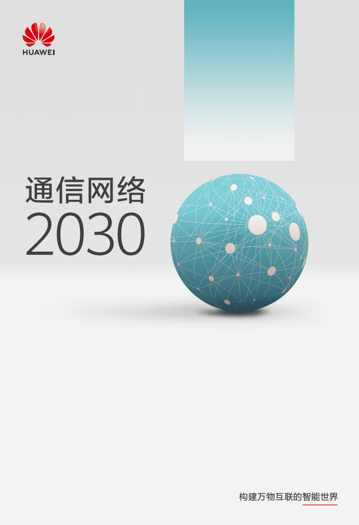 华为：通讯网络2030.pdf 第1页