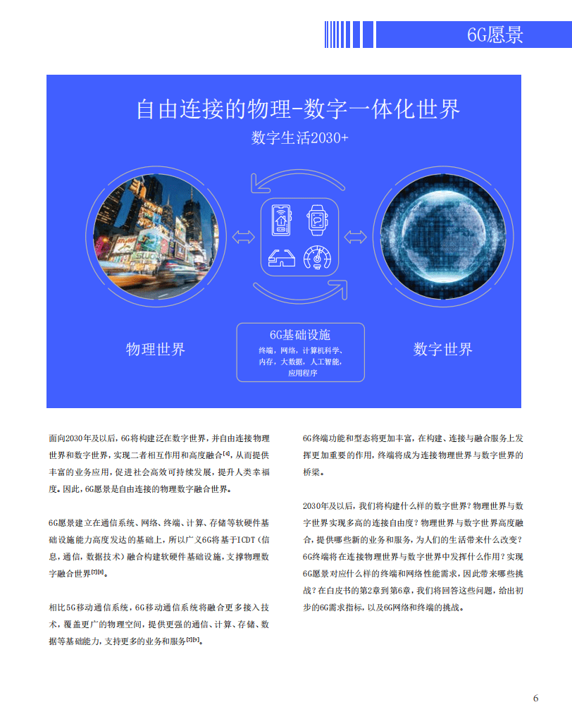 vivo通信研究院：2020年6G愿景-需求与挑战白皮书.pdf 第6页