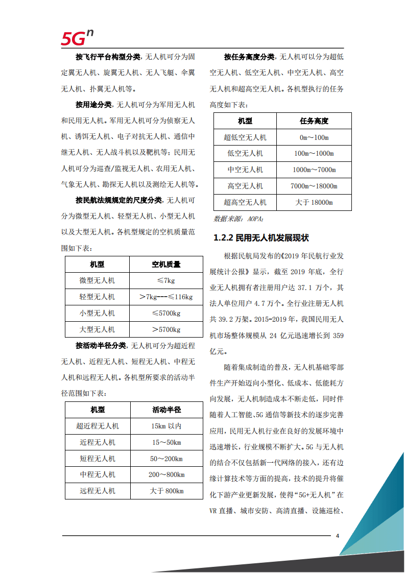 中国联通：5G网联无人机白皮书.pdf 第4页