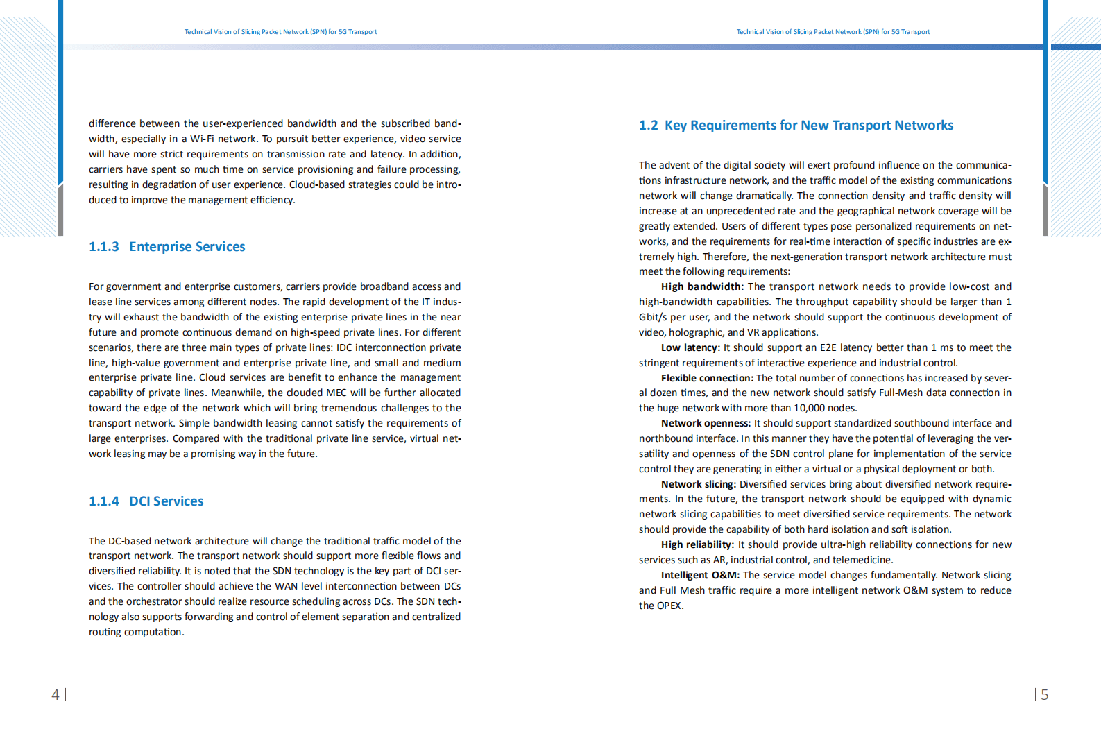 中国移动：用于5G传输的切片分组网络(SPN)技术白皮书（英文版）.pdf 第5页