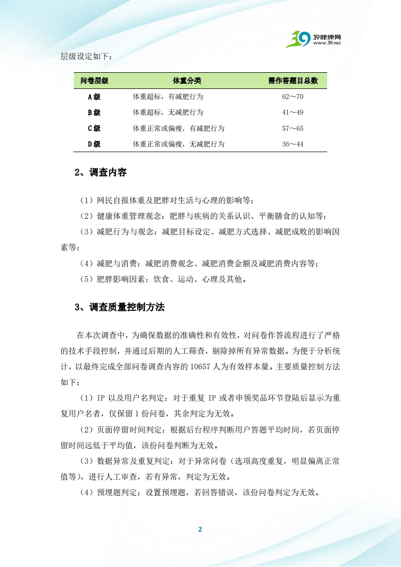 39健康网：中国网民健康体重调查报告.pdf 第5页