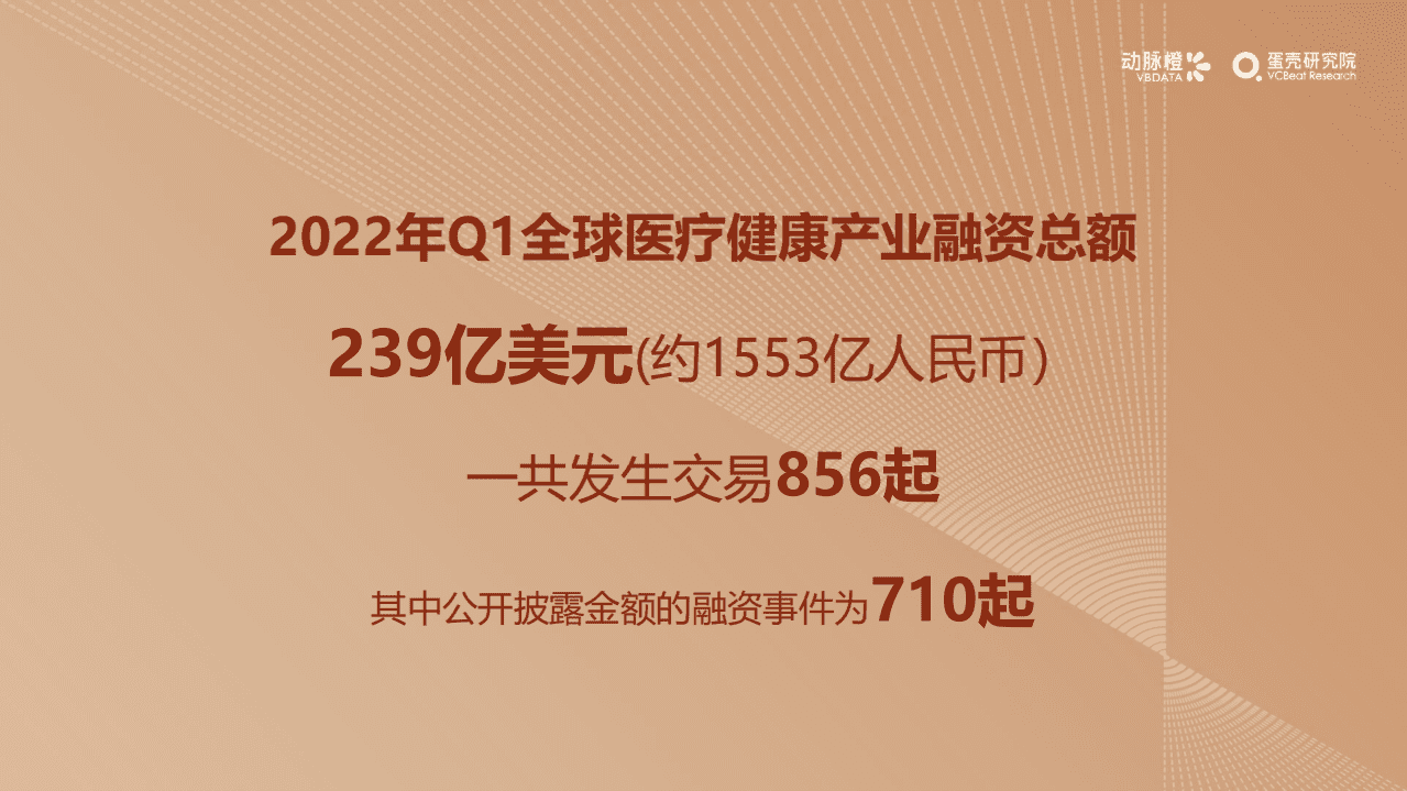 动脉橙：2022年Q1全球医疗健康产业资本报告.pdf 第6页