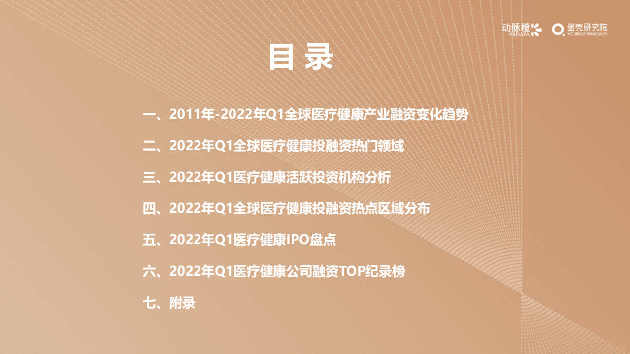 动脉橙：2022年Q1全球医疗健康产业资本报告.pdf 第5页
