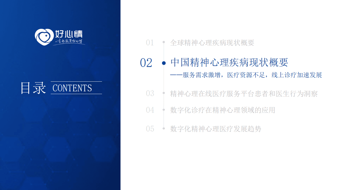 好欣晴：2022年数字化精神心理健康服务行业蓝皮书.pdf 第5页