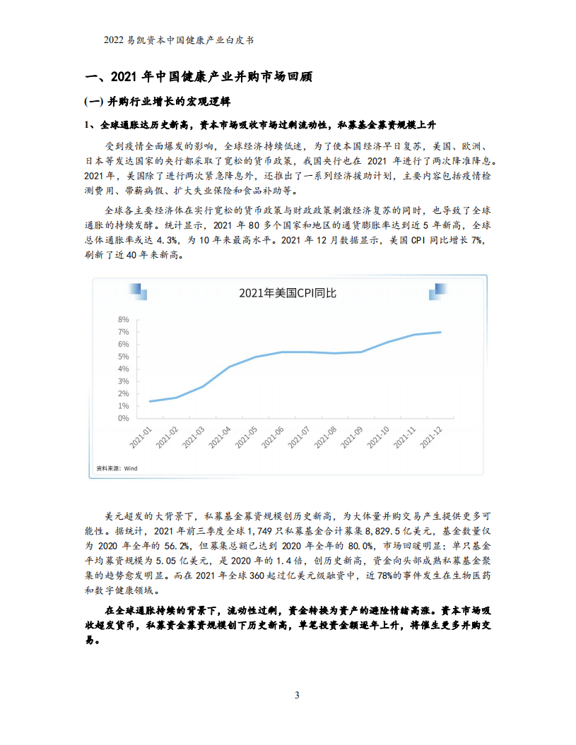 易凯资本：2022中国健康产业白皮书-健康产业并购篇.pdf 第3页
