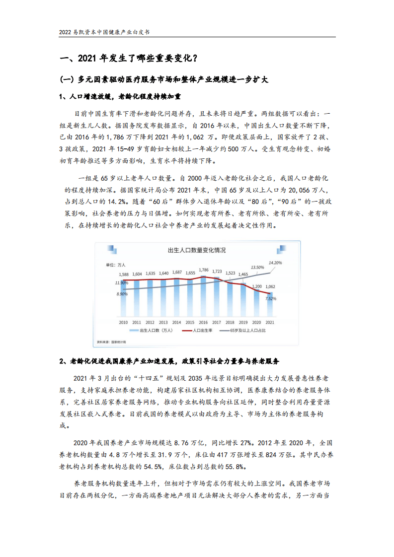 易凯资本：2022中国健康产业白皮书-医疗健康服务篇.pdf 第3页