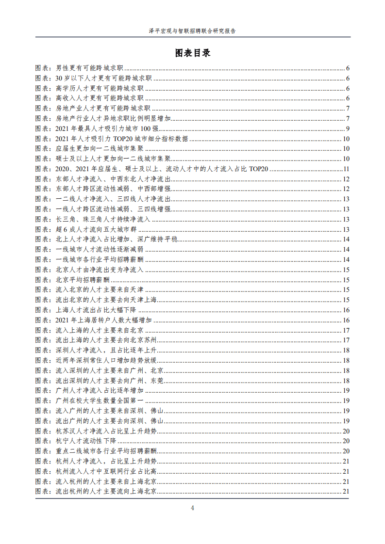 智联招聘&泽平宏观：中国城市人才吸引力排名：2022.pdf 第4页