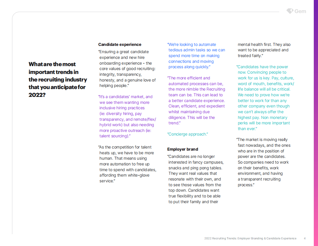 Gem：2022年招聘趋势-雇主品牌与候选人体验（英文版）.pdf 第4页