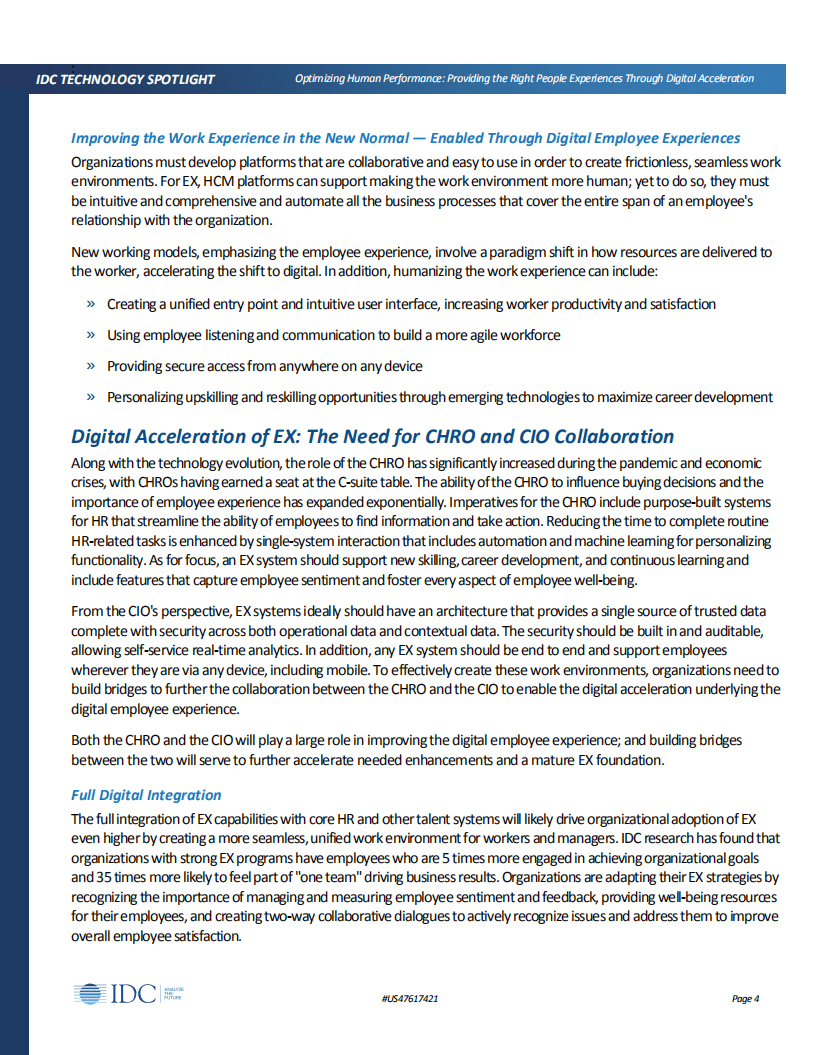 IDC：加速数字化转型提供良好员工体验（英文版）.pdf 第4页