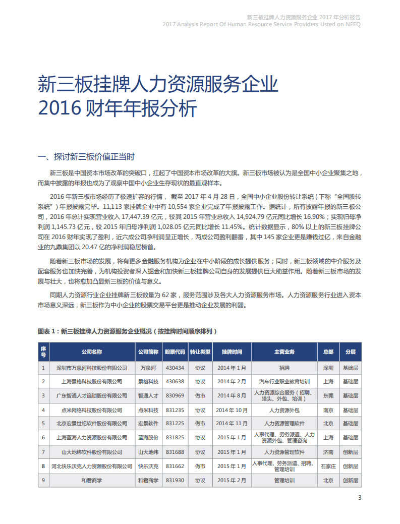 HRoot：中国人力资源新三板挂牌企业2017年分析报告.pdf 第5页