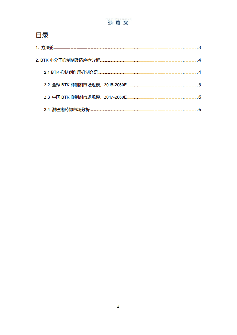 沙利文：BTK小分子靶向药物市场研究报告（2021）.pdf 第2页