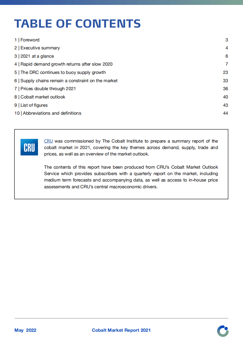 钴研所：2021年钴市场报告（英文版）.pdf 第2页