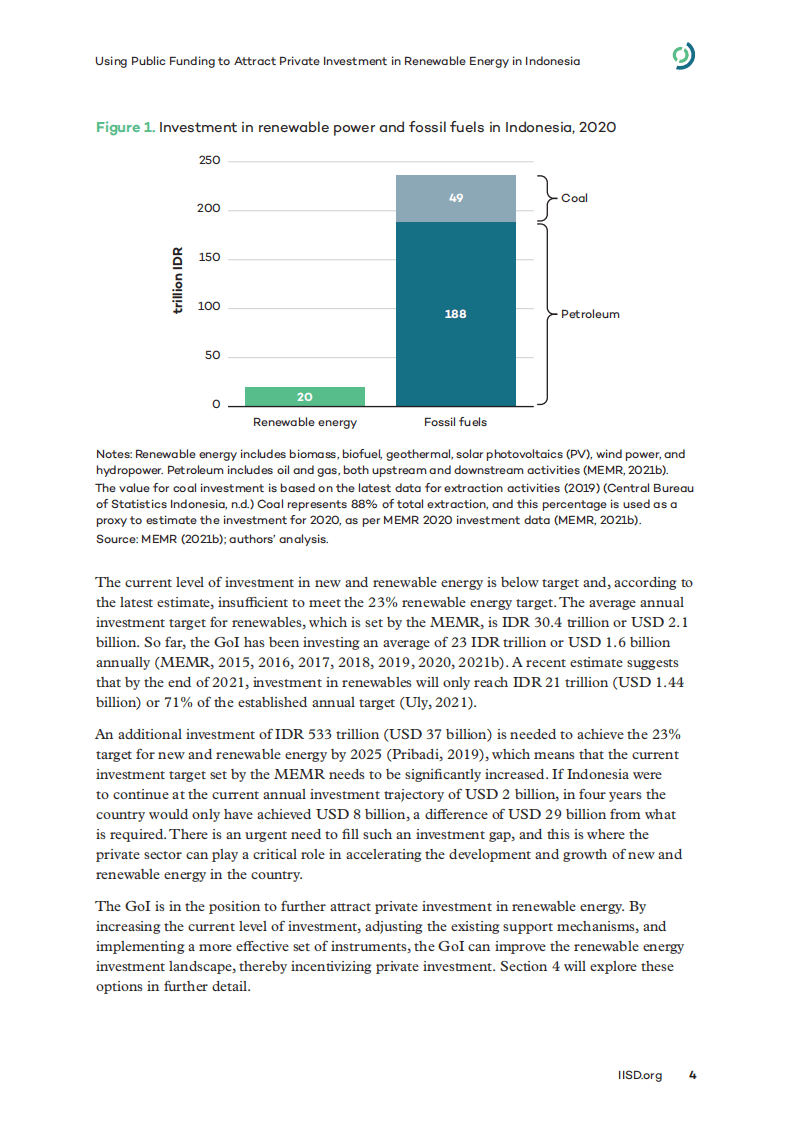 国际可持续发展研究所：利用公共资金吸引印尼可再生能源的私人投资（英文版）.pdf 第4页