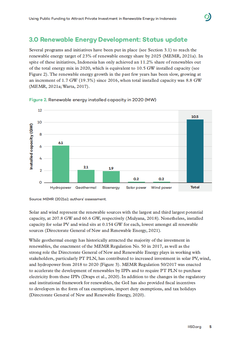 国际可持续发展研究所：利用公共资金吸引印尼可再生能源的私人投资（英文版）.pdf 第5页