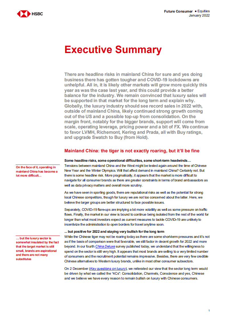 国际投行报告：全球投资策略-为什么中国大陆对奢侈品的需求会保持强劲（英文版）.pdf 第2页