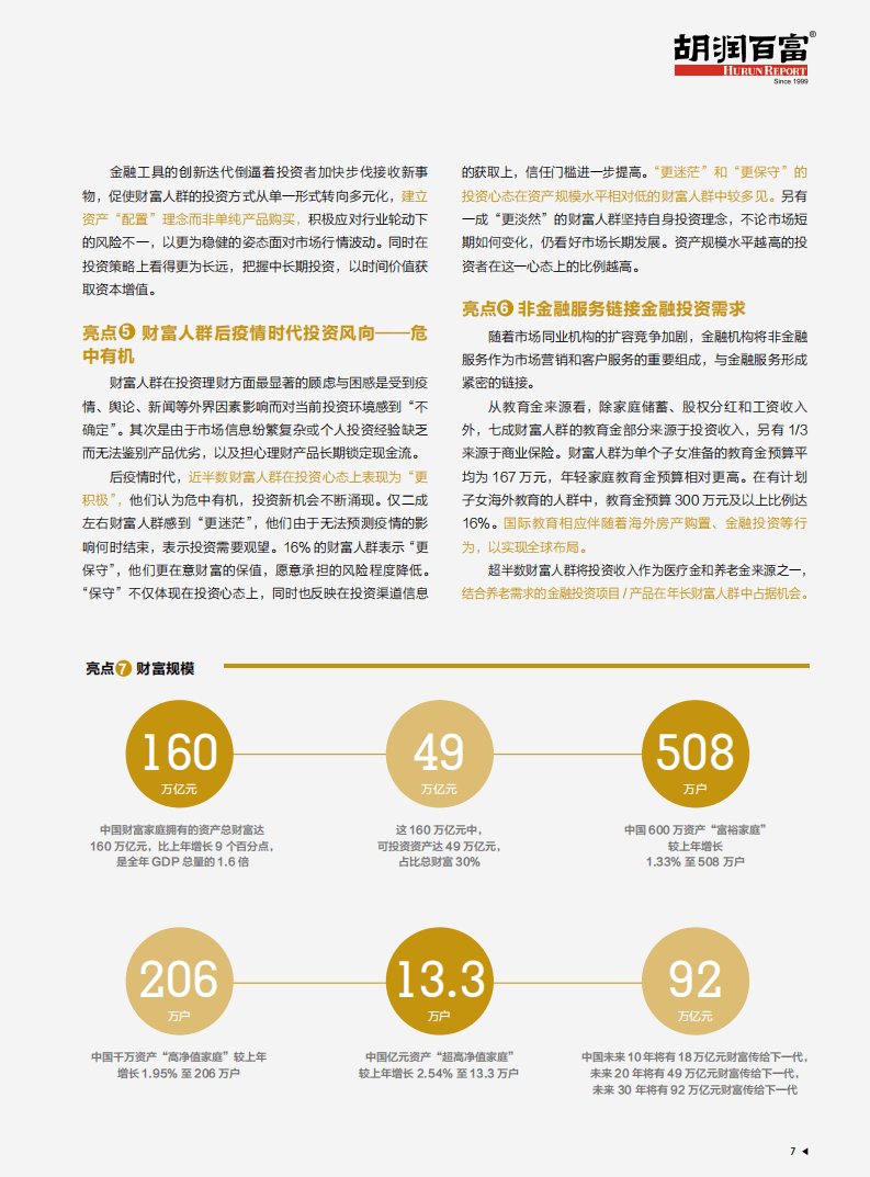 胡润百富:2021意才胡润财富报告.pdf | 先导研报