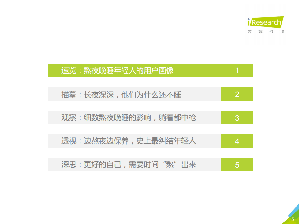 艾瑞咨询：2019年中国熬夜晚睡年轻人白皮书.pdf 第5页