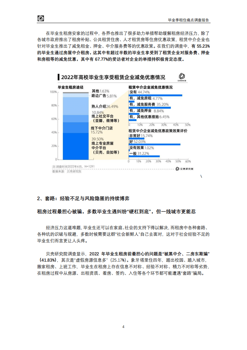贝壳研究院：2022毕业季租住痛点调查报告.pdf 第5页