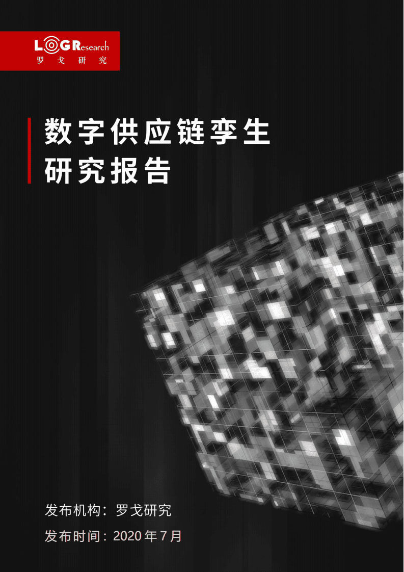 罗戈研究：2020数字供应链孪生研究报告.pdf 第1页