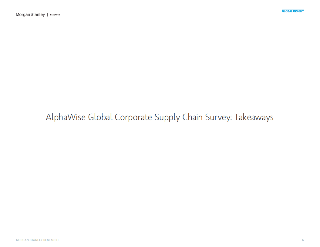 摩根士丹利：2022全球供应链调查：C-Suite 的想法（英文版）.pdf 第4页