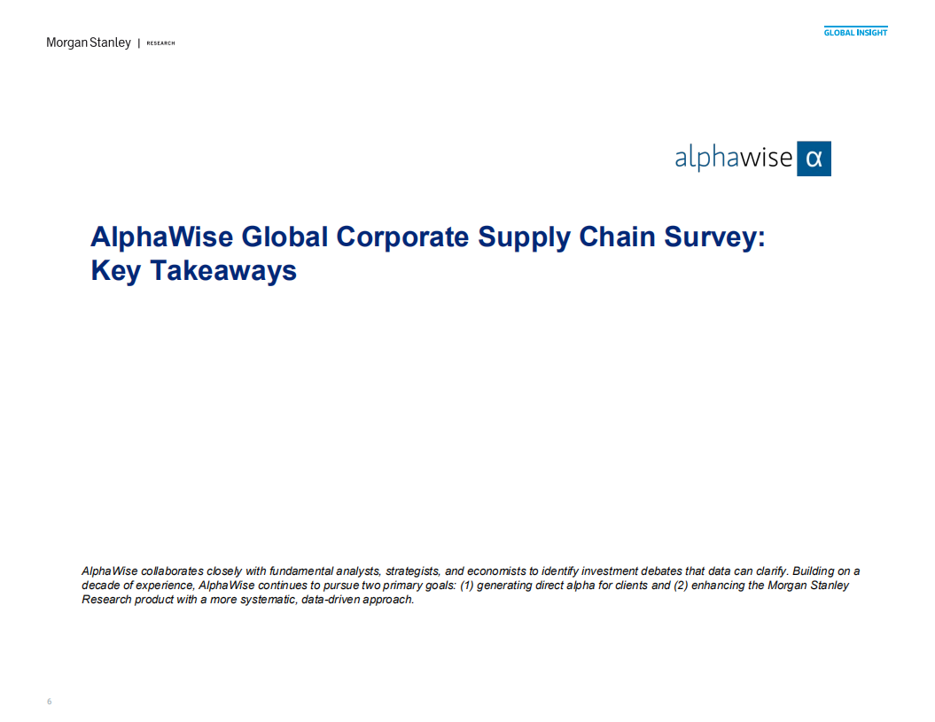 摩根士丹利：2022全球供应链调查：C-Suite 的想法（英文版）.pdf 第5页