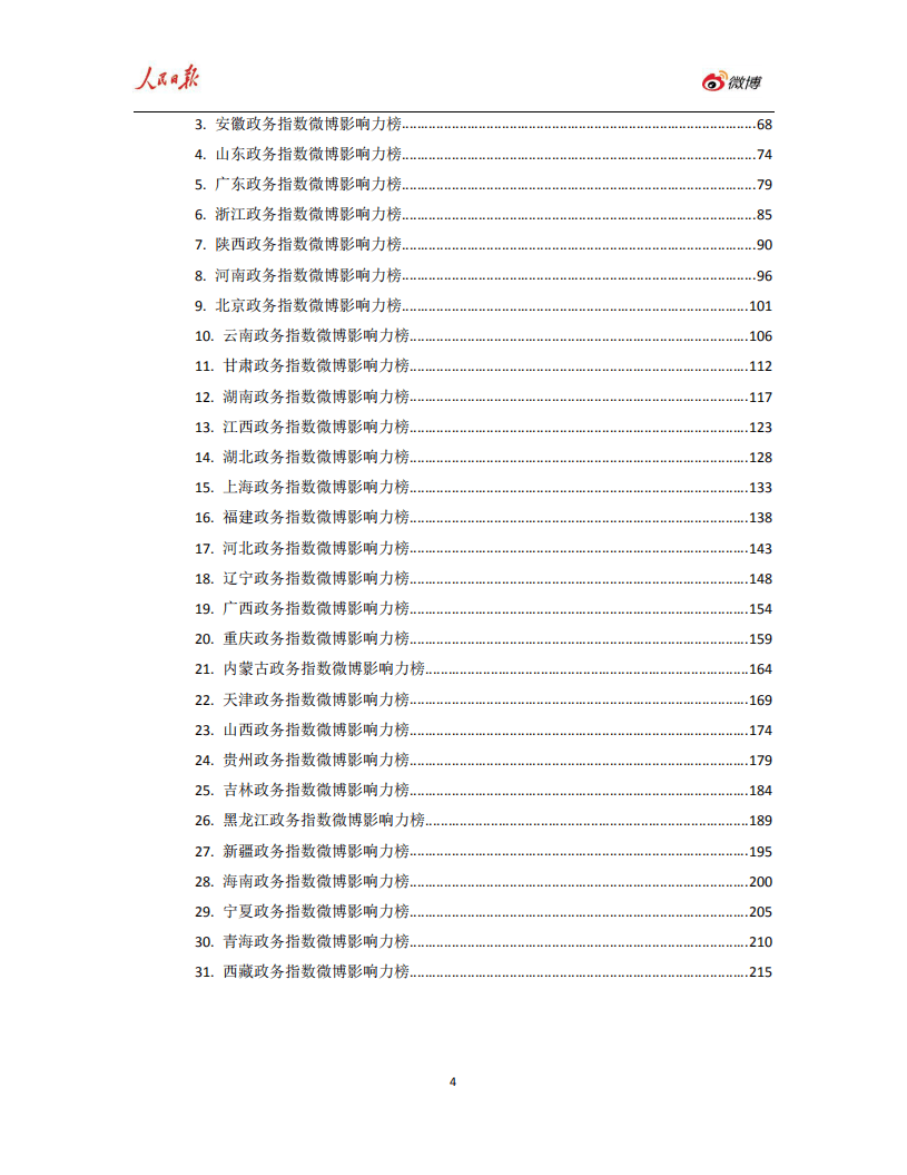 人民网&微博：2019年Q1人民日报政务指数微博影响力报告.pdf 第4页