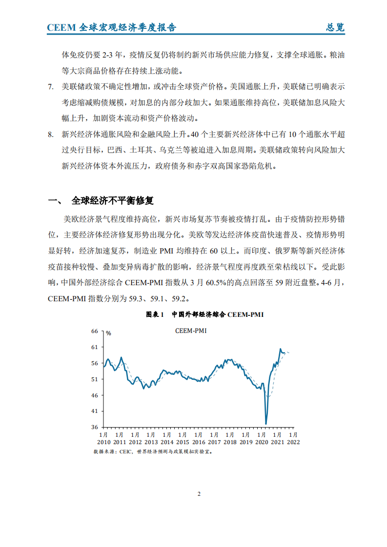 CEEM：全球宏观经济季度报告（2021年第2季度）.pdf 第3页