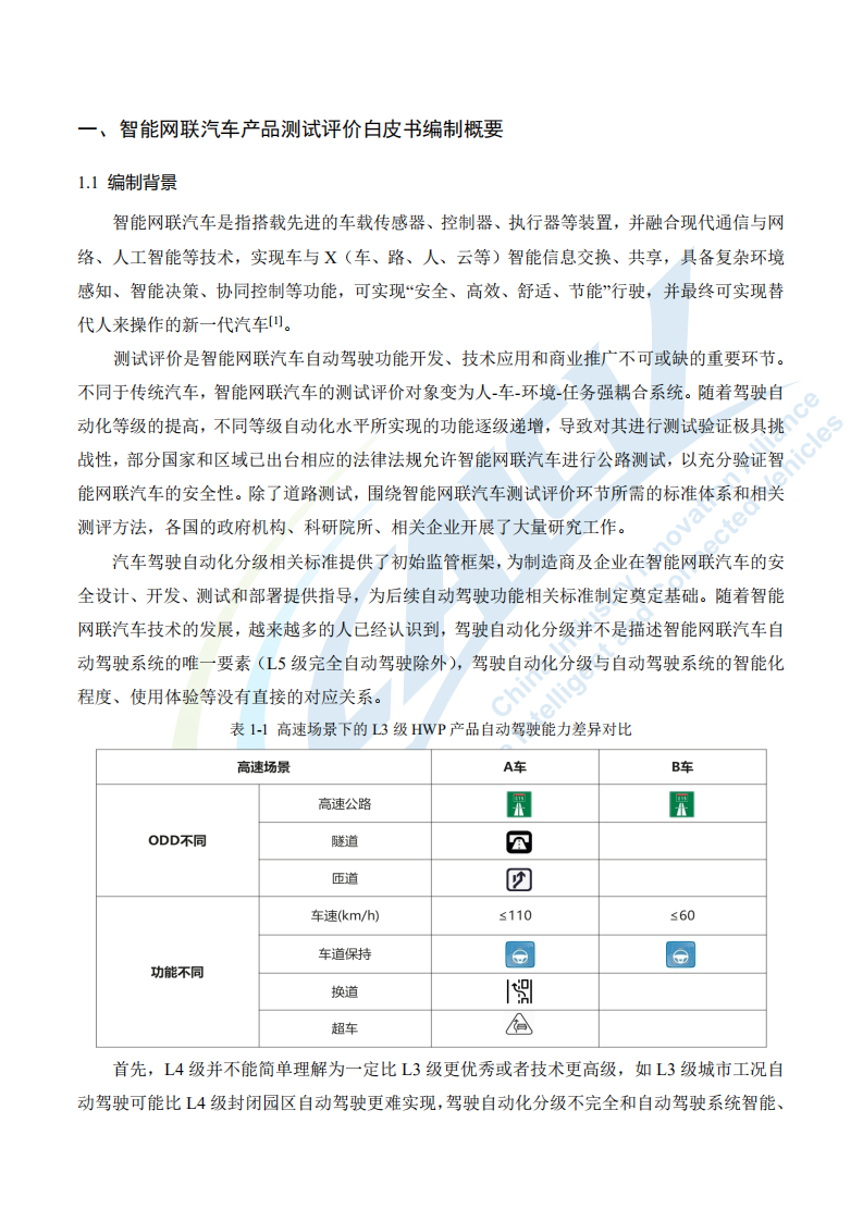 中国智能网联汽车产业创新联盟：2020年智能网联汽车产品测试评价白皮书.pdf 第4页
