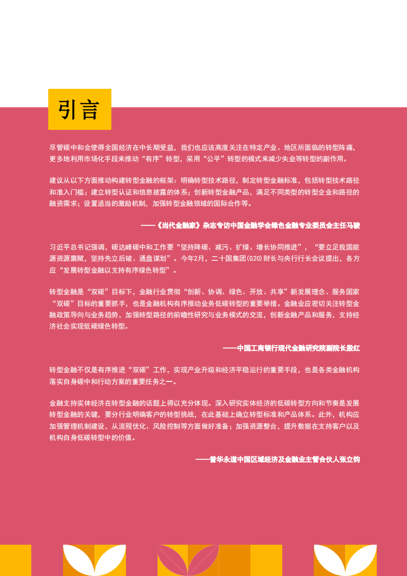 普华永道：2022转型金融白皮书-中国金融机构绿色低碳可持续发展之路.pdf 第3页