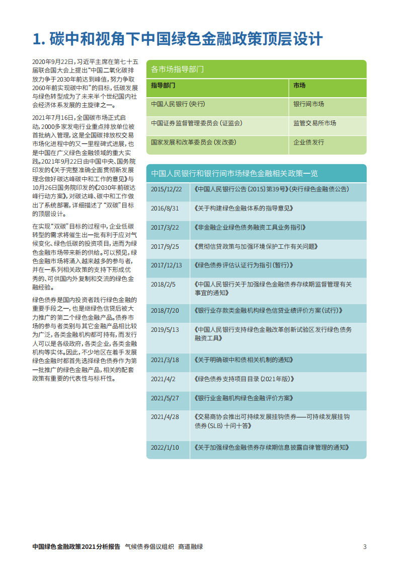 气候债券倡议组织：2021中国绿色金融政策分析报告.pdf 第3页