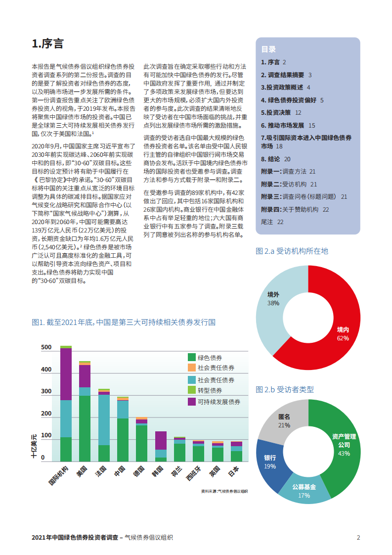 气候债券倡议组织：2022中国绿色债券投资者调查报告.pdf 第2页